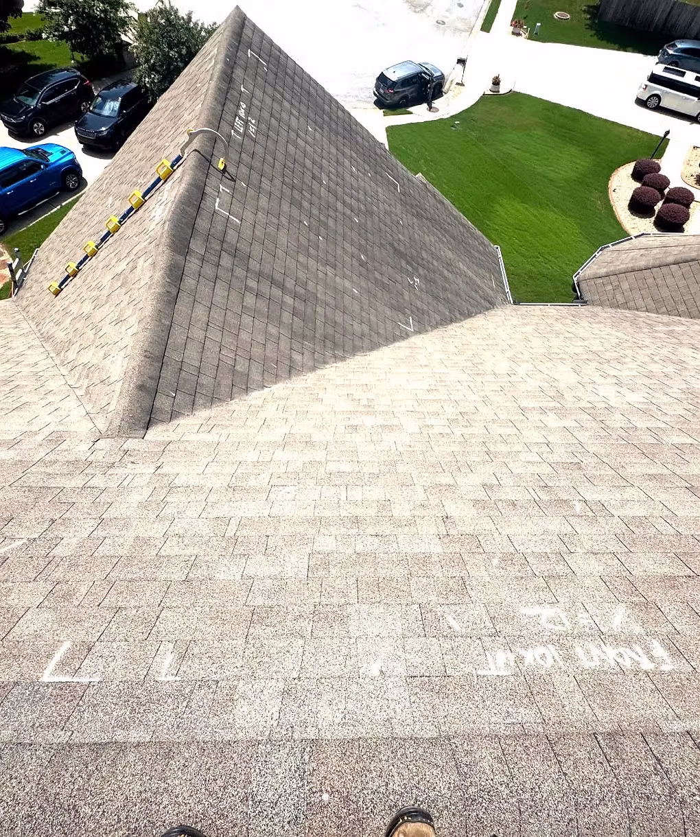 Lioness Roofing performing a comprehensive 10-point HAAG-style inspection